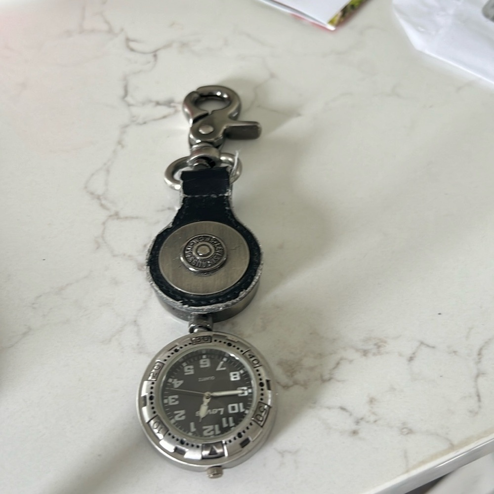 Levi’s clip belt watch